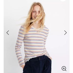 NWT Madewell Striped Shirt